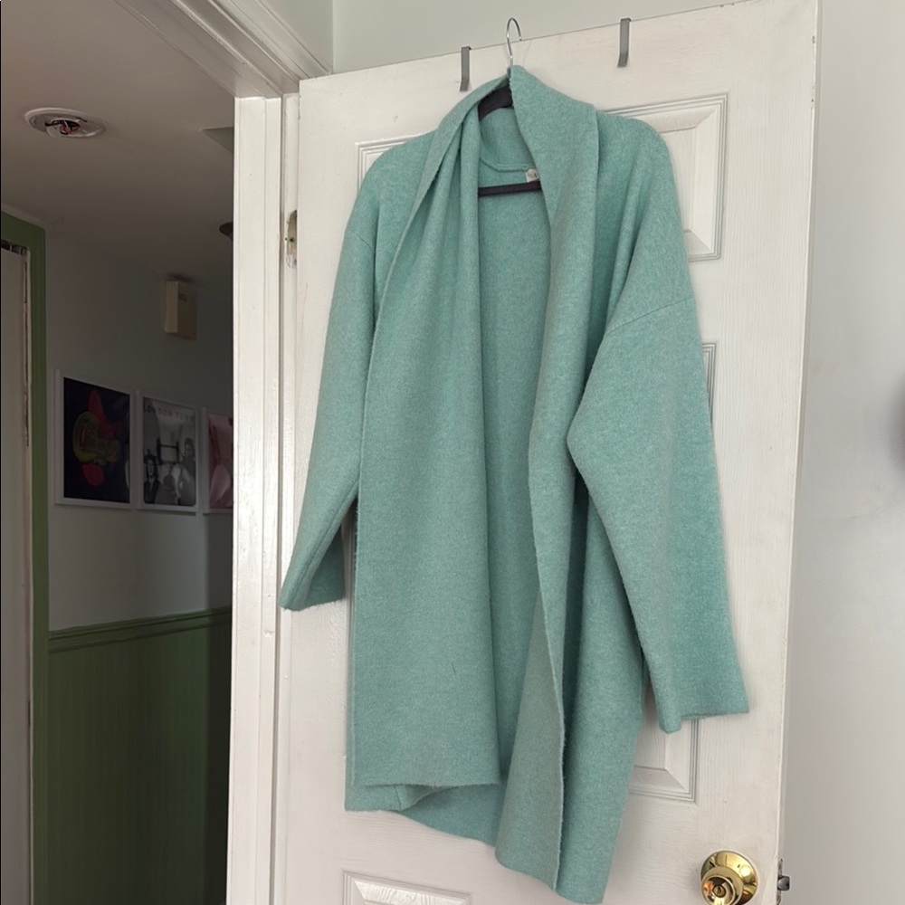 Anthropologie Aquamarine Thick Cardigan